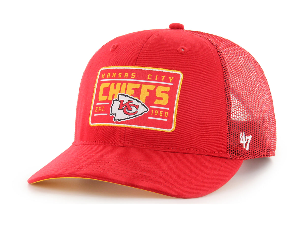 ’47 Brand Kansas City Chiefs Hardline Trucker Cap – Red