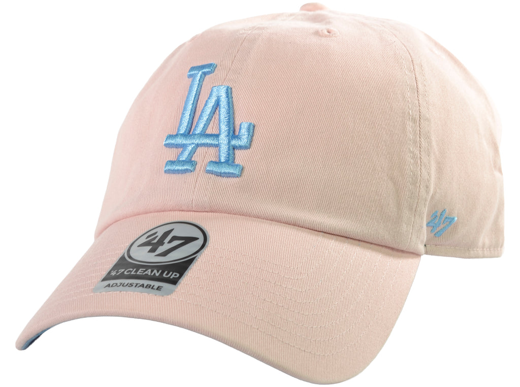 '47 Brand Los Angeles Dodgers Clean Up Cap – Light Pink