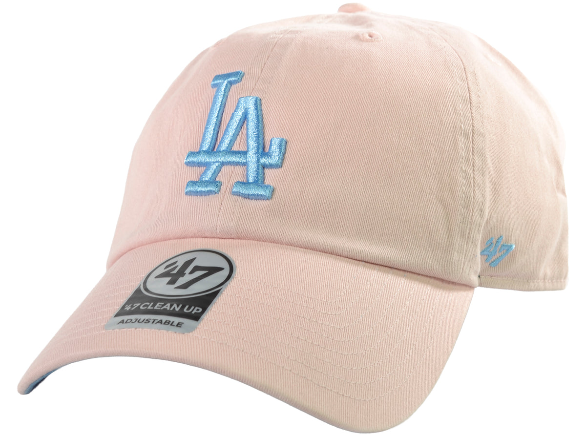 '47 Brand Los Angeles Dodgers Clean Up Cap – Light Pink