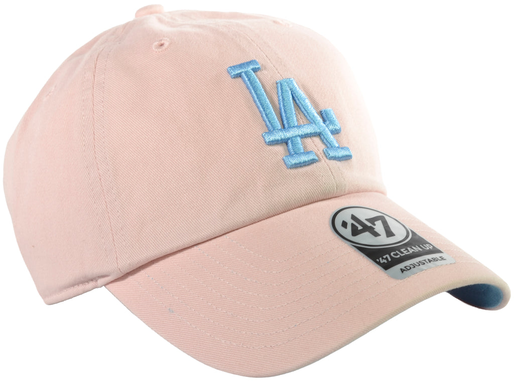 '47 Brand Los Angeles Dodgers Clean Up Cap – Light Pink