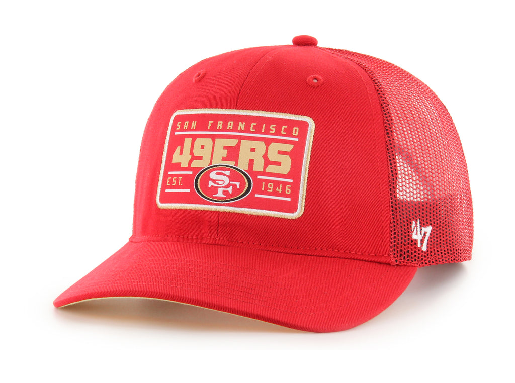 '47 Brand San Francisco 49ers Hardline Trucker Cap – Red