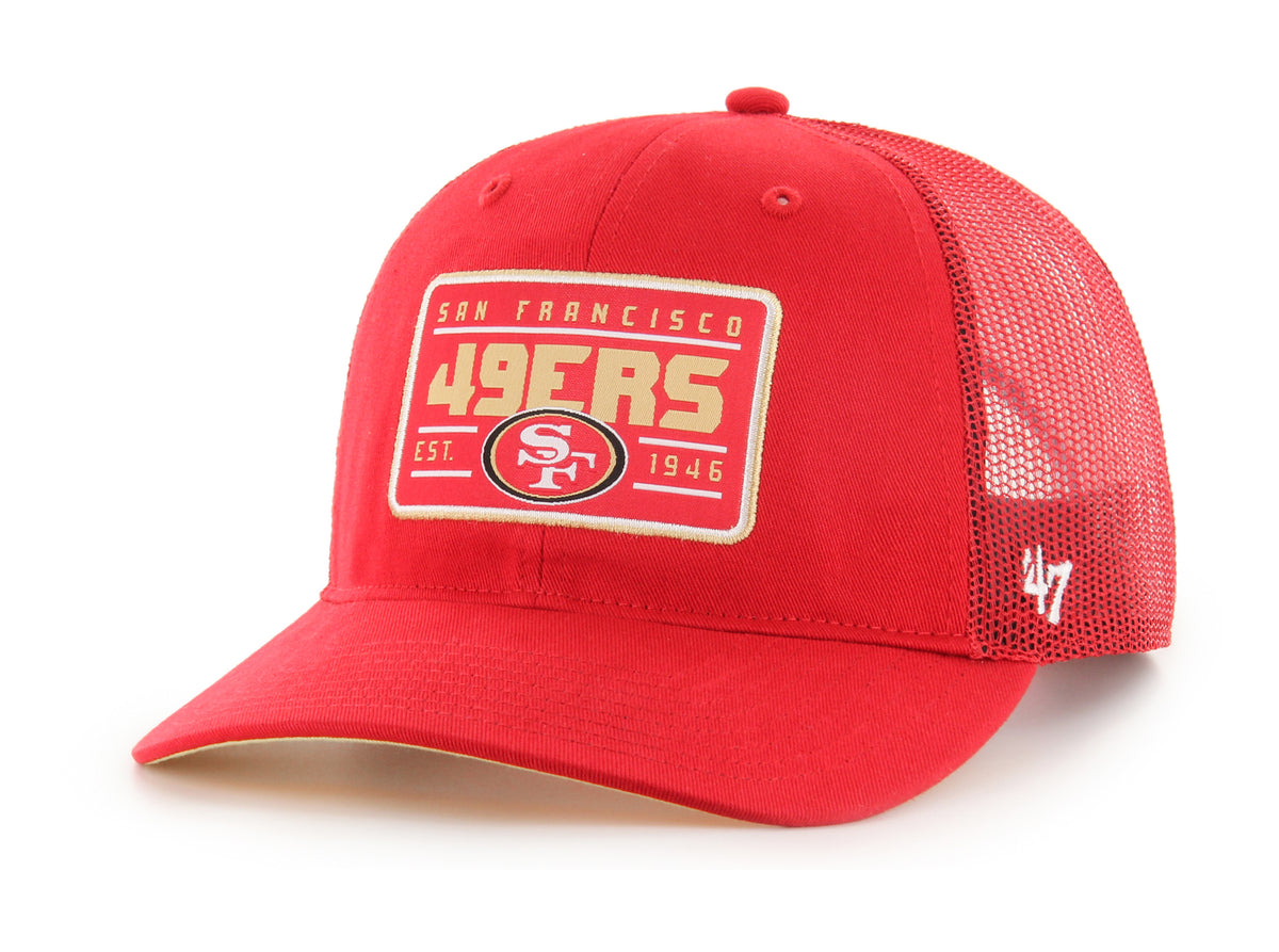 '47 Brand San Francisco 49ers Hardline Trucker Cap – Red